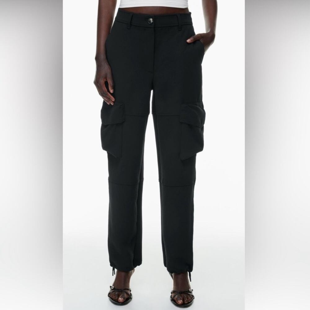 Aritzia Wilfred New Project Cargo Pant Tapered Adjustable Hem High Waisted 0